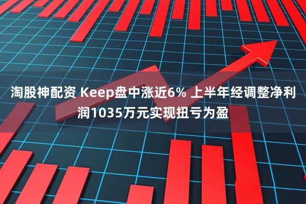 淘股神配资 Keep盘中涨近6% 上半年经调整净利润1035万元实现扭亏为盈